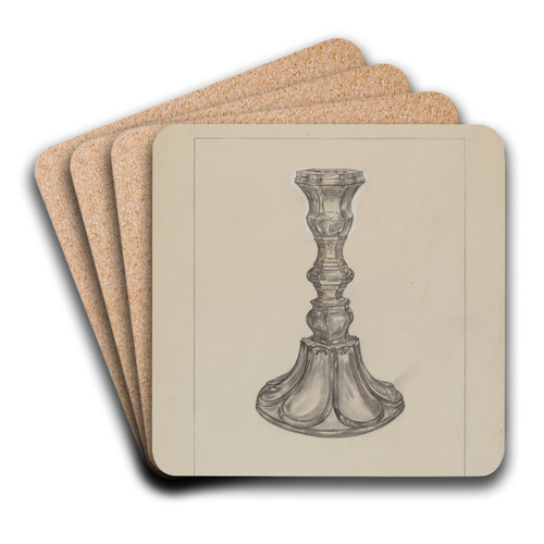 Candlestick by Francis Law Durand Art Drink Coaster set