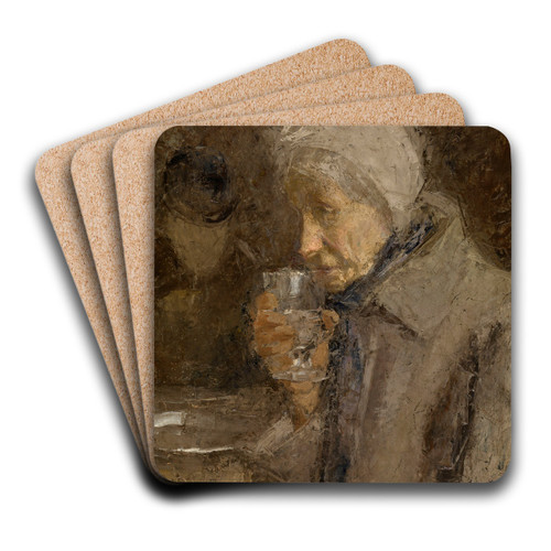 The Good Drink by Jan Toorop Art Drink Coaster set