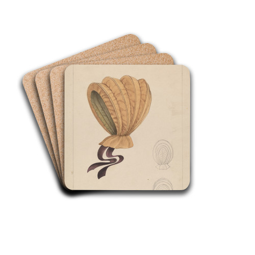 Bonnet by Herbert Marsh Drink Coasters - set of 4