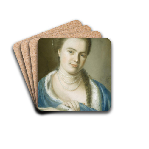 Portrait of Mrs. Gawen Brown by John Singleton Copley Drink Coasters - set of 4