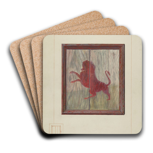 Tavern Sign by Samuel Fineman Art Drink Coaster set