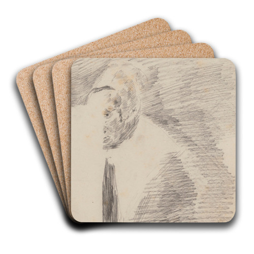 The Regentesses of the Old Men's Almshouse in Haarlem by James Ensor Art Drink Coaster set