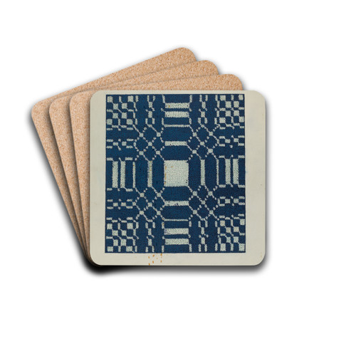 Coverlet by Ruth M. Barnes Drink Coasters - set of 4
