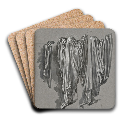 Study for Christ on the cross, covered with draperies by David Humbert de Superville Art Drink Coaster set