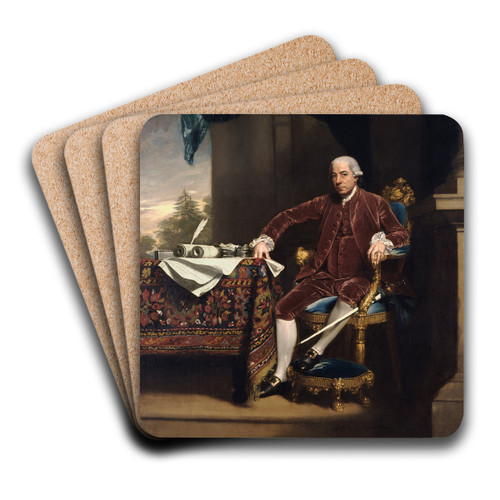 Henry Laurens by John Singleton Copley Art Drink Coaster set