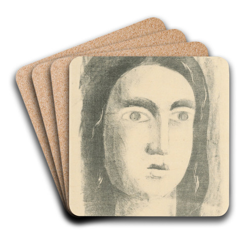 Hlava dievaa by Mikul Galanda Art Drink Coaster set Hlava dievaa by Mikul Galanda Art Drink Coaster set