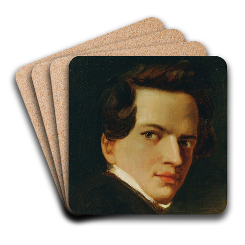 Friedrich Hasslwander by Joseph Hasslwander Art Drink Coaster set Friedrich Hasslwander by Joseph Hasslwander Art Drink Coaster set