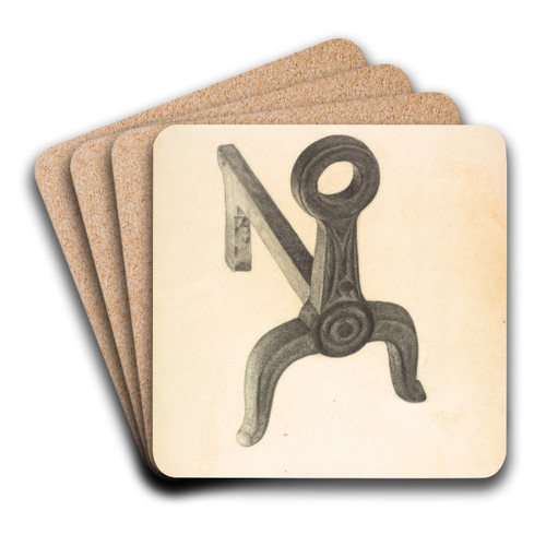 Andiron by Jack Staloff Art Drink Coaster set