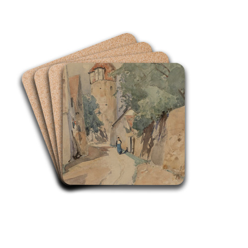 Sulzbach by Eduard Zetsche Drink Coasters - set of 4