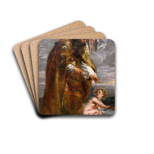 Saint Augustine by Peter Paul Rubens Drink Coasters - set of 4