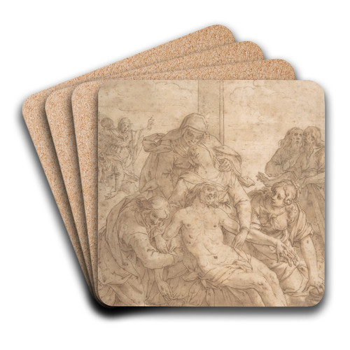 Descent from the Cross by Pasquale Ottino Art Drink Coaster set
