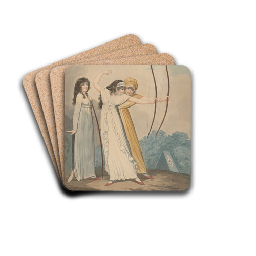 Archers by Adam Buck Drink Coasters - set of 4
