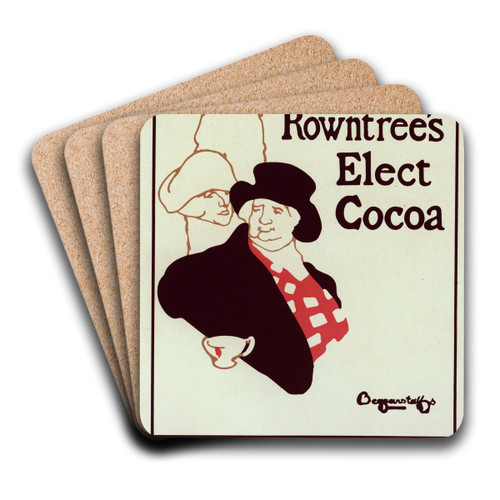 Rowntree's Elect Cocoa by William Nicholson Art Drink Coaster set