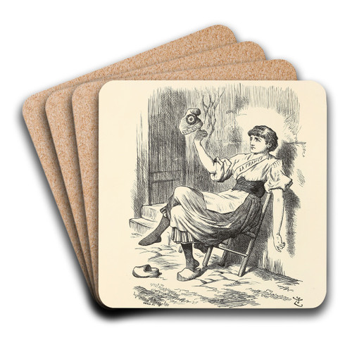 What next by Sir John Tenniel Art Drink Coaster set What next by Sir John Tenniel Art Drink Coaster set