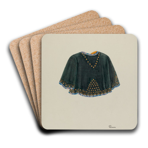 Jacket by Josephine C. Romano Art Drink Coaster set