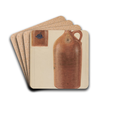 Jug by Nicholas Amantea Drink Coasters - set of 4
