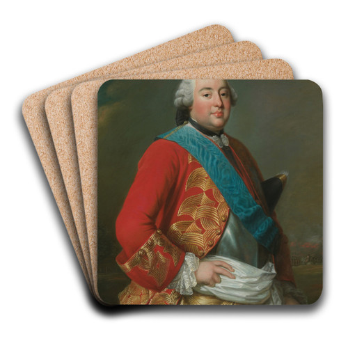 The Duke of Chartres, later Duke of Orlans by Alexander Roslin Art Drink Coaster set