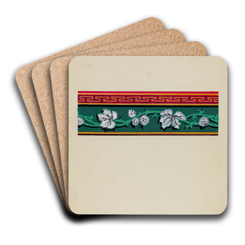 Wall Paper by Alfonso Umana Art Drink Coaster set