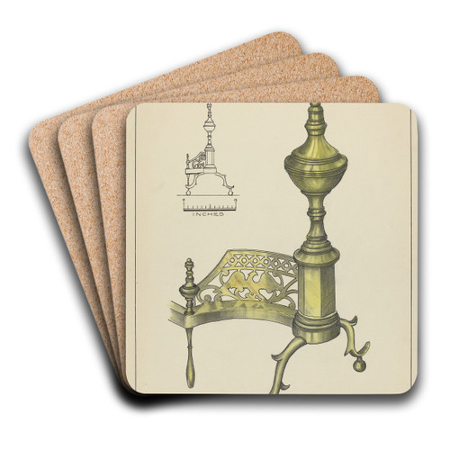 Andiron by Hans Korsch Art Drink Coaster set Andiron by Hans Korsch Art Drink Coaster set