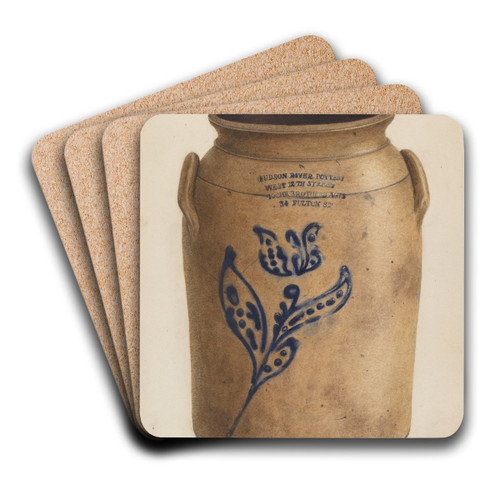 Jar by Yolande Delasser Art Drink Coaster set Jar by Yolande Delasser Art Drink Coaster set