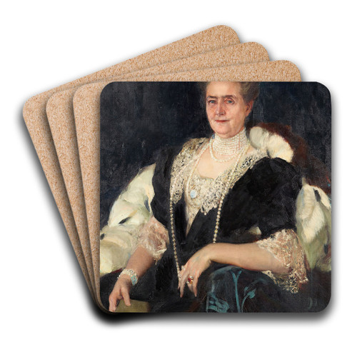 Portrait of Frances Tracy Morgan by Joaqun Sorolla Art Drink Coaster set