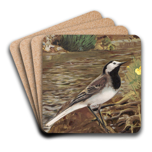 Lavandire Grise by Lo-Paul Robert Art Drink Coaster set