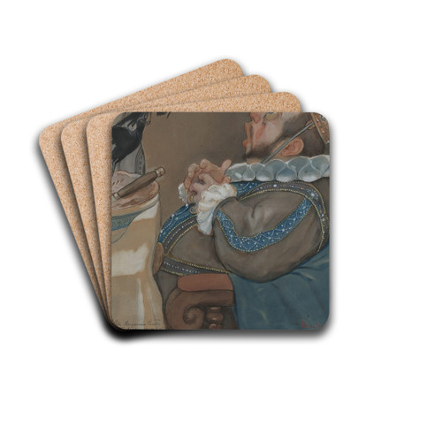 Sing a song of sixpence... by Peter Newell Drink Coasters - set of 4