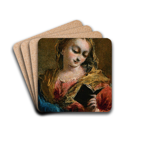 The Madonna Annunciate by Francesco Guardi Drink Coasters - set of 4