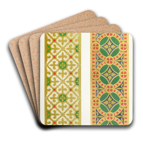 Stoles and Maniples 1 by Augustus Pugin Art Drink Coaster set