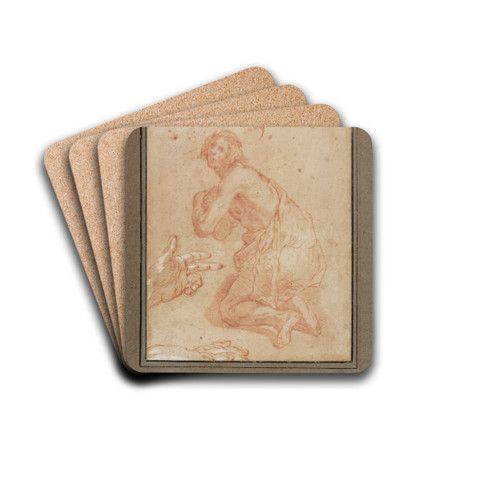 Studies of Hands by Abraham Bloemaert Drink Coasters - set of 4