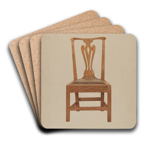Chair by Michael Riccitelli Art Drink Coaster set