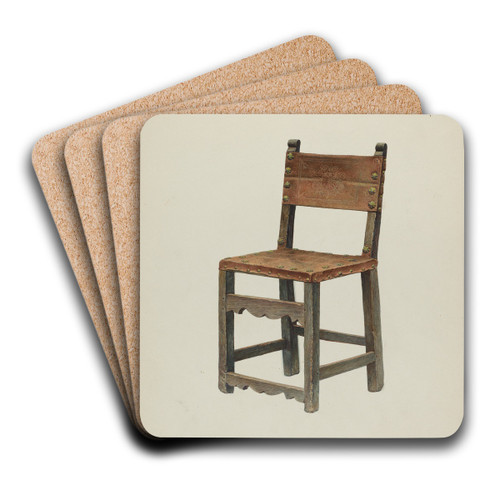 Chair by Robert W.R. Taylor Art Drink Coaster set