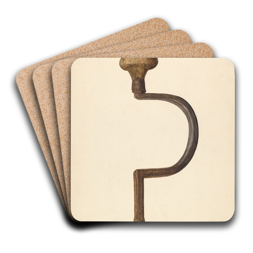 Bit Brace by Alfonso Moreno Art Drink Coaster set Bit Brace by Alfonso Moreno Art Drink Coaster set