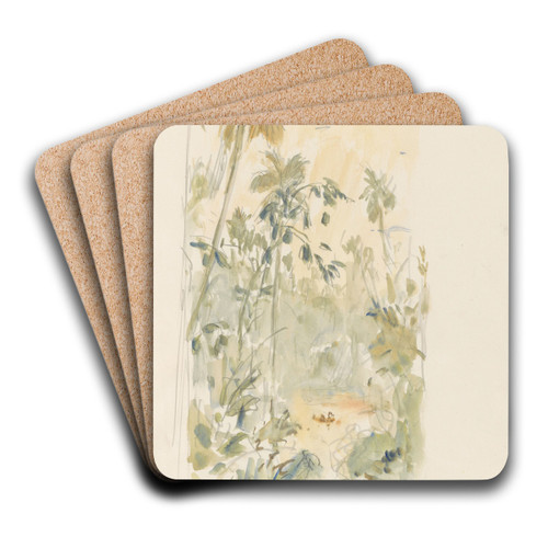 Oerwoud van Siam by Marius Bauer Art Drink Coaster set