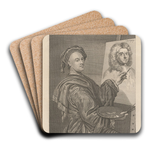 Hamlet Winstanley by Alexander Bannerman Art Drink Coaster set
