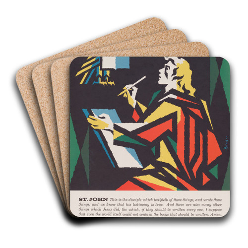 St. John by Joseph Binder Art Drink Coaster set St. John by Joseph Binder Art Drink Coaster set