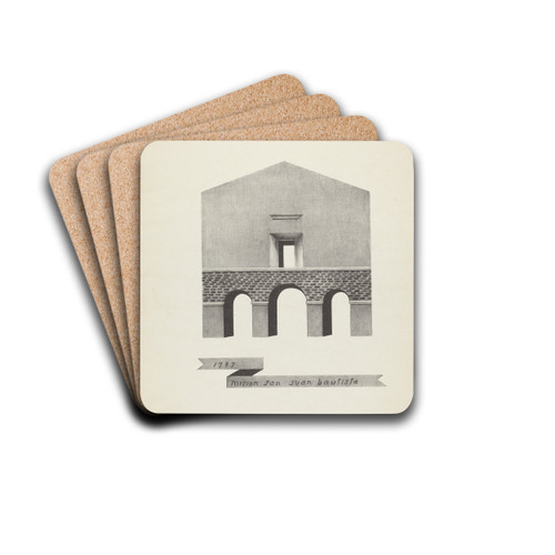 Mision San Juan Bautista by James Jones Drink Coasters - set of 4