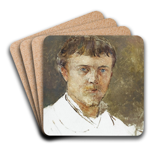 Autoportrait by Jules Bastien-Lepage Art Drink Coaster set