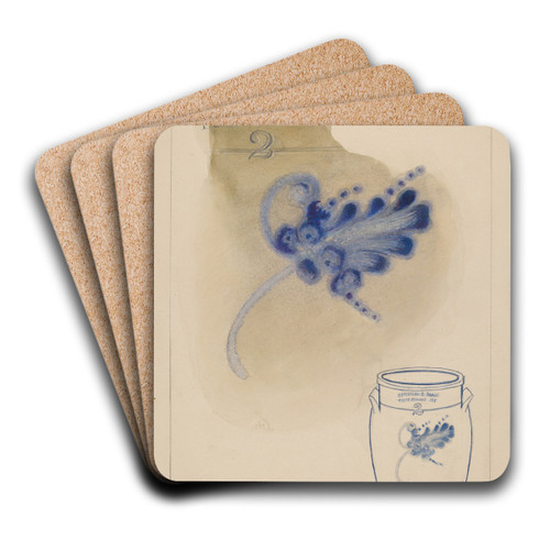 Crock by George Loughridge Art Drink Coaster set