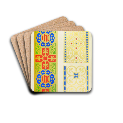 Stoles and Maniples 2 by Augustus Pugin Drink Coasters - set of 4