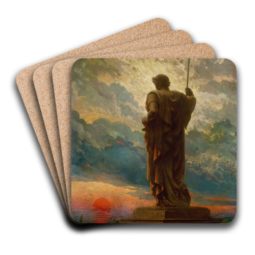 L' Empereur by James Carroll Beckwith Art Drink Coaster set