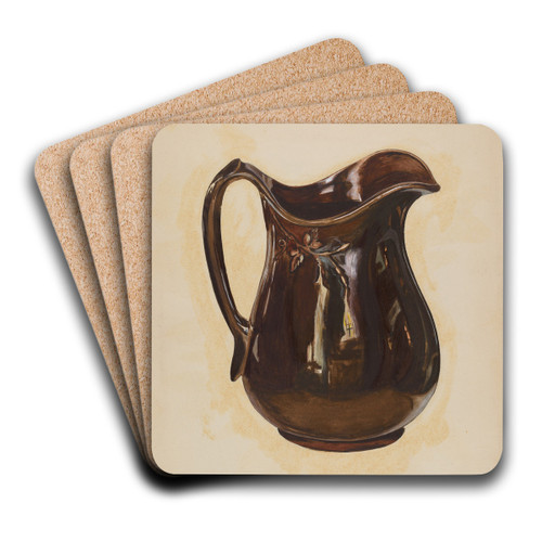 Pitcher by Ralph Atkinson Art Drink Coaster set