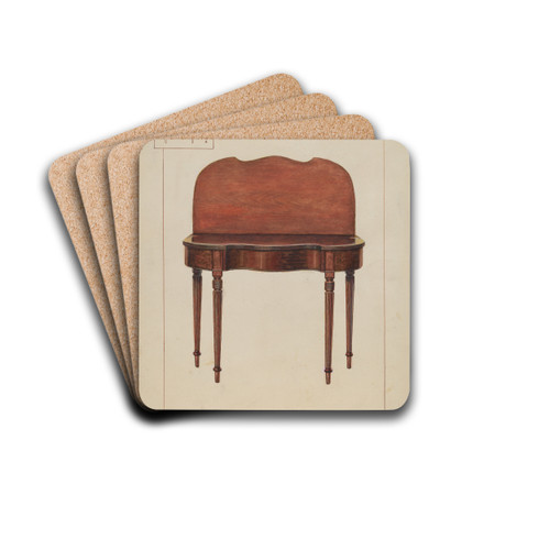 Sheraton Wall Table by Ernest A. Towers, Jr. Drink Coasters - set of 4