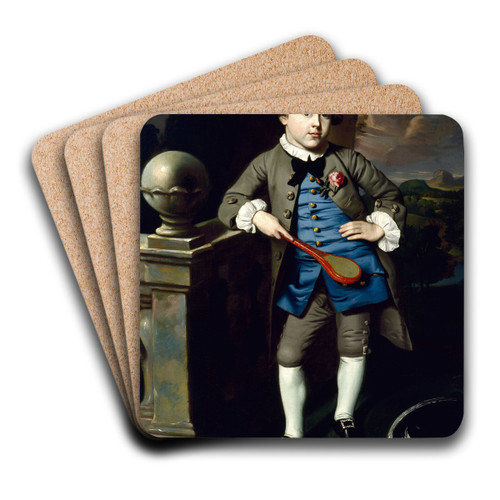 Portrait Of A Boy by John Singleton Copley Art Drink Coaster set