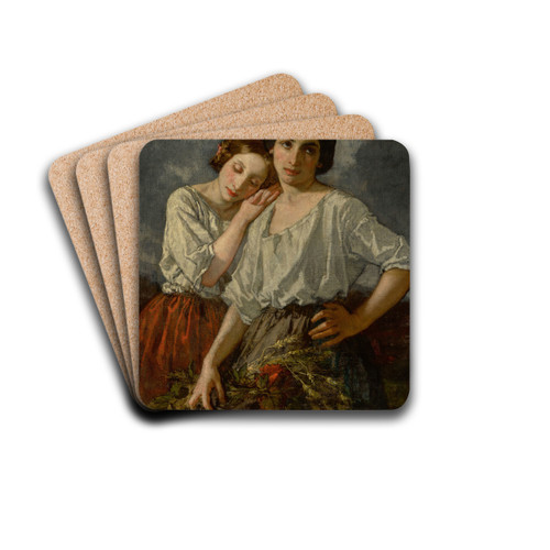 Twosisters by Thomas Couture Drink Coasters - set of 4