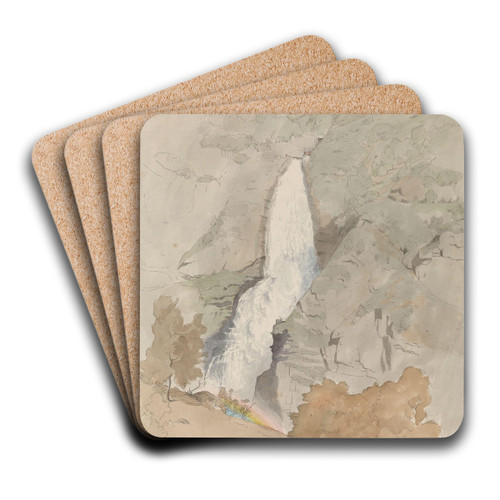 Sivlefoss, Stalheim by Hans Gude Art Drink Coaster set
