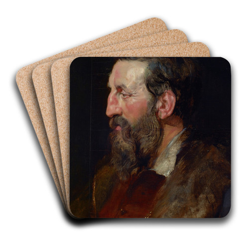 Portrait of aMan by Peter Paul Rubens Art Drink Coaster set