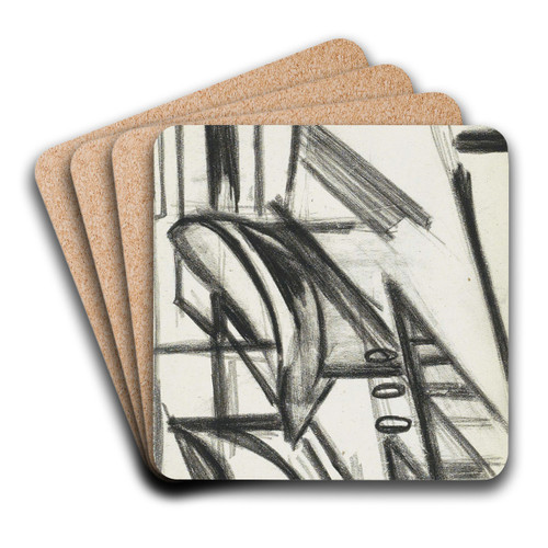 Zeilboot op een werfhelling by Reijer Stolk Art Drink Coaster set Zeilboot op een werfhelling by Reijer Stolk Art Drink Coaster set