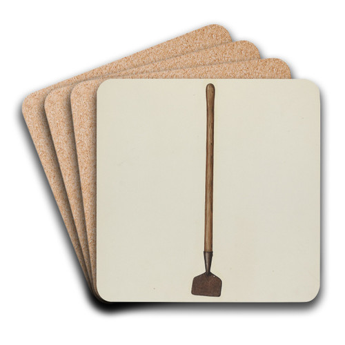 Turpentine Scraper by Fred Hassebrock Art Drink Coaster set Turpentine Scraper by Fred Hassebrock Art Drink Coaster set