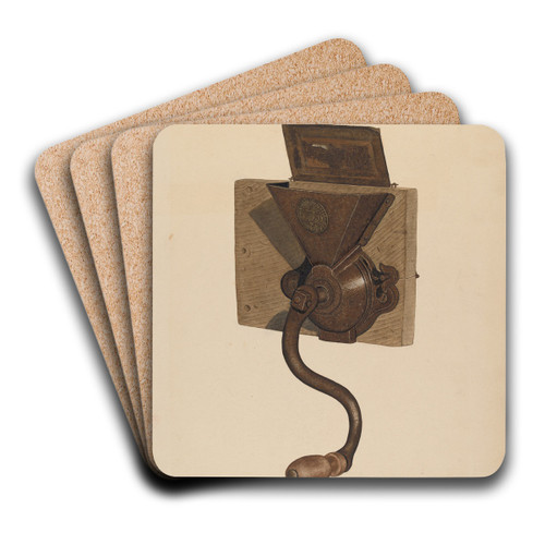 Wall Hopper by LeRoy Griffith Art Drink Coaster set